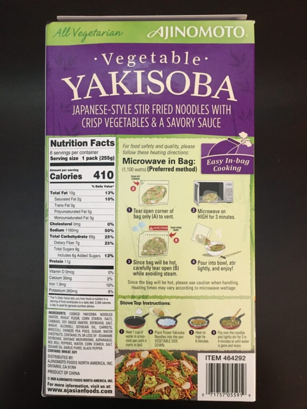 Picture of: Costco Ajinomoto Frozen Vegetable Yakisoba Noodles Review