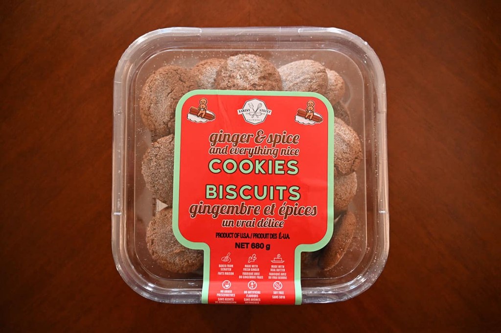Picture of: Costco Bakery Street Ginger & Spice and Everything Nice Cookies