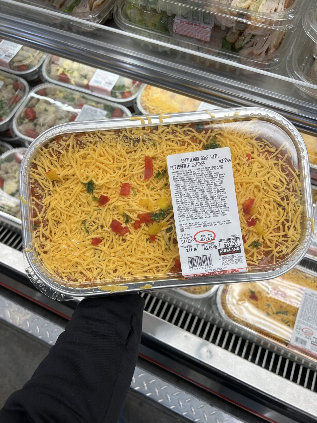 Picture of: Costco Chicken Enchilada Bake Review