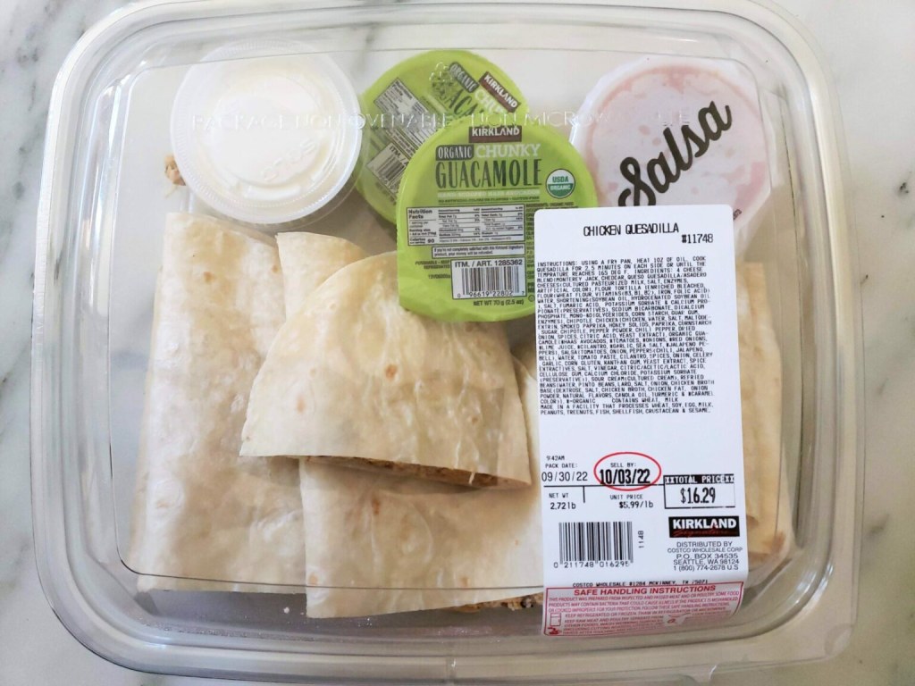 Picture of: Costco Chicken Quesadillas Review – Foodie