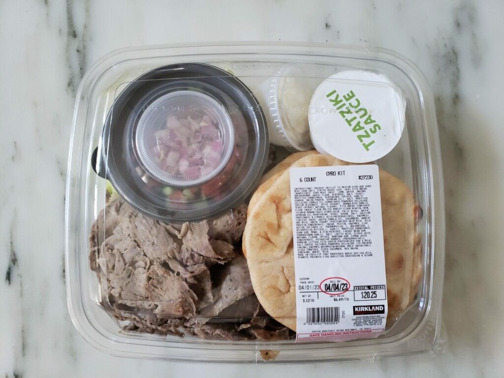 Picture of: Costco Gyro Kit – Cooking Instructions, Calories, & Review