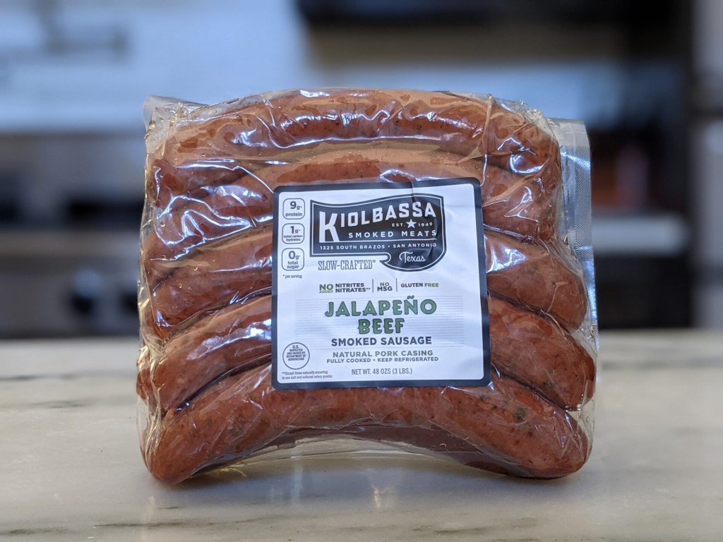 Picture of: Costco Jalapeno Beef Smoked Sausage (Costco’s Best?)