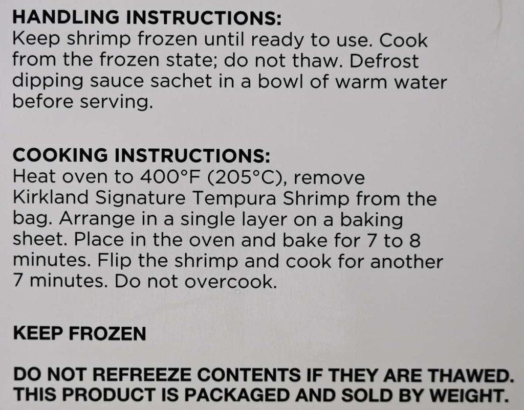 Picture of: Costco Kirkland Signature Tempura Shrimp Review – Costcuisine