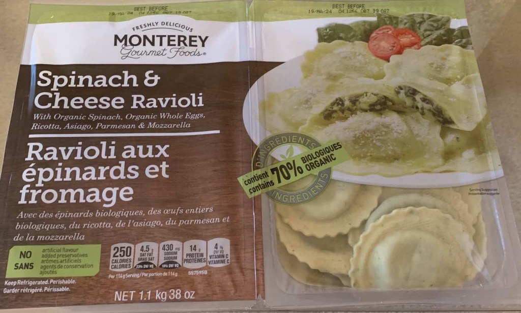 Picture of: Costco Monterey Gourmet Foods Spinach & Cheese Ravioli Review