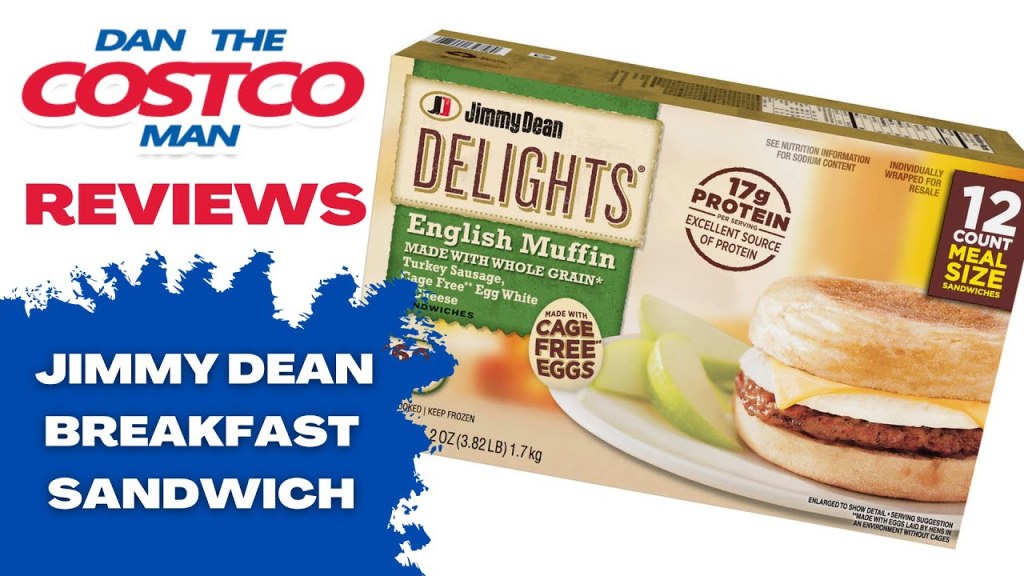 Picture of: Costco Review – Jimmy Dean Breakfast Sandwich – YouTube