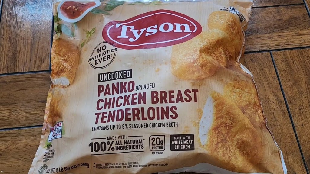 Picture of: Costco Sale Item Review Tyson Uncooked Panko Breaded Chicken Breast  Tenderloins Taste Test