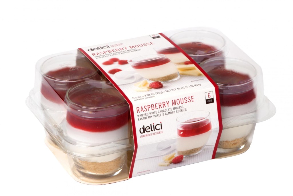 Picture of: Decadent Delici dessert packaging designed for Costco
