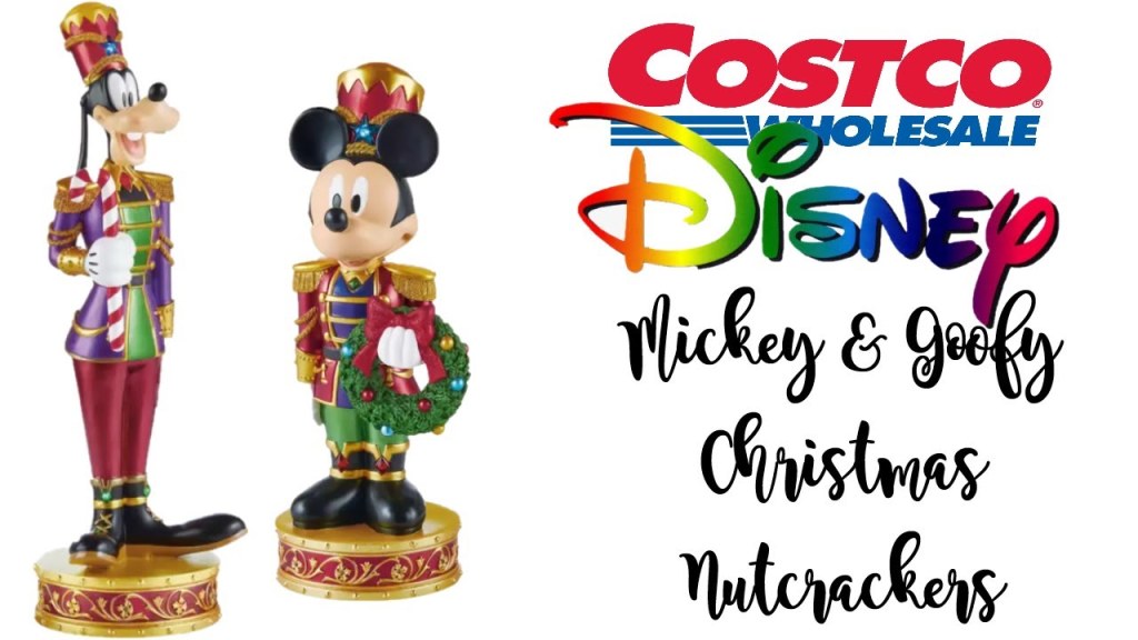Picture of: Disney Musical Mickey & Goofy Christmas Nutcracker Ornaments – Costco  Disney Collection