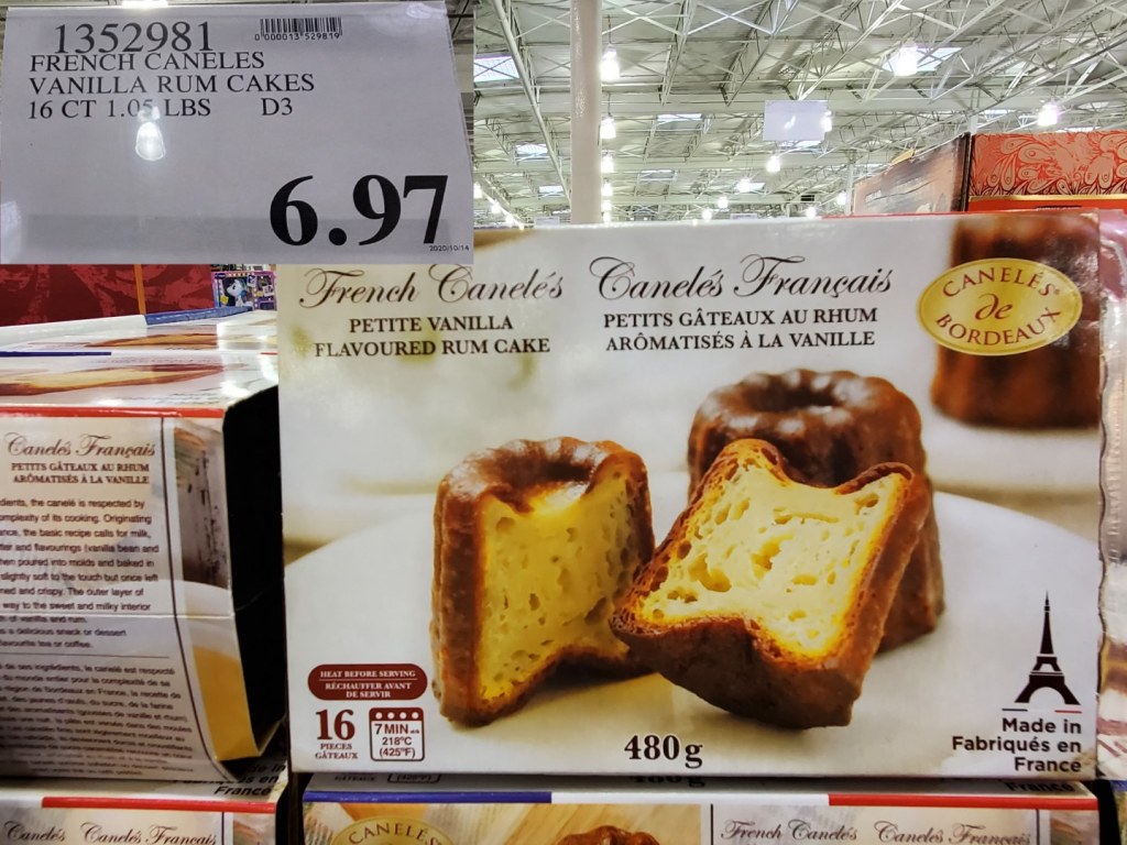 Picture of: FRENCH CANELES VANILLA RUM CAKES  CT   LBS