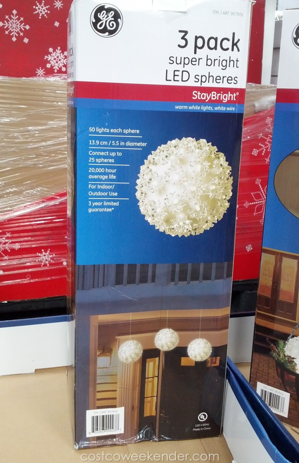 Picture of: GE Super Bright LED Spheres ( pack)  Costco Weekender