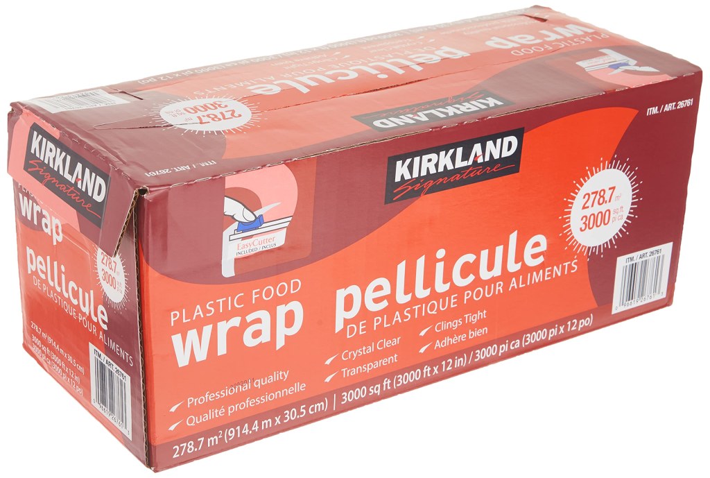 Picture of: Kirkland Signature Stretch-tite Plastic Food Wrap- Sq Ft,