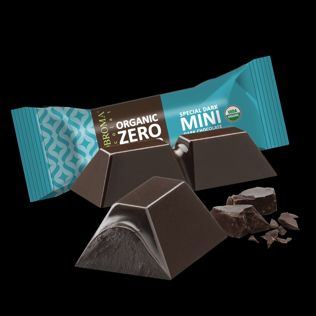 Picture of: ORGANIC ZERO SUGAR MINIS SPECIAL DARK – DARK CHOCOLATE –  MINIS
