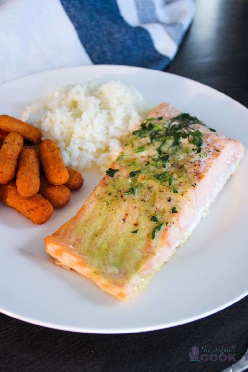 Picture of: Salmon Milano with Pesto Butter – Costco & Copycat – The Default Cook