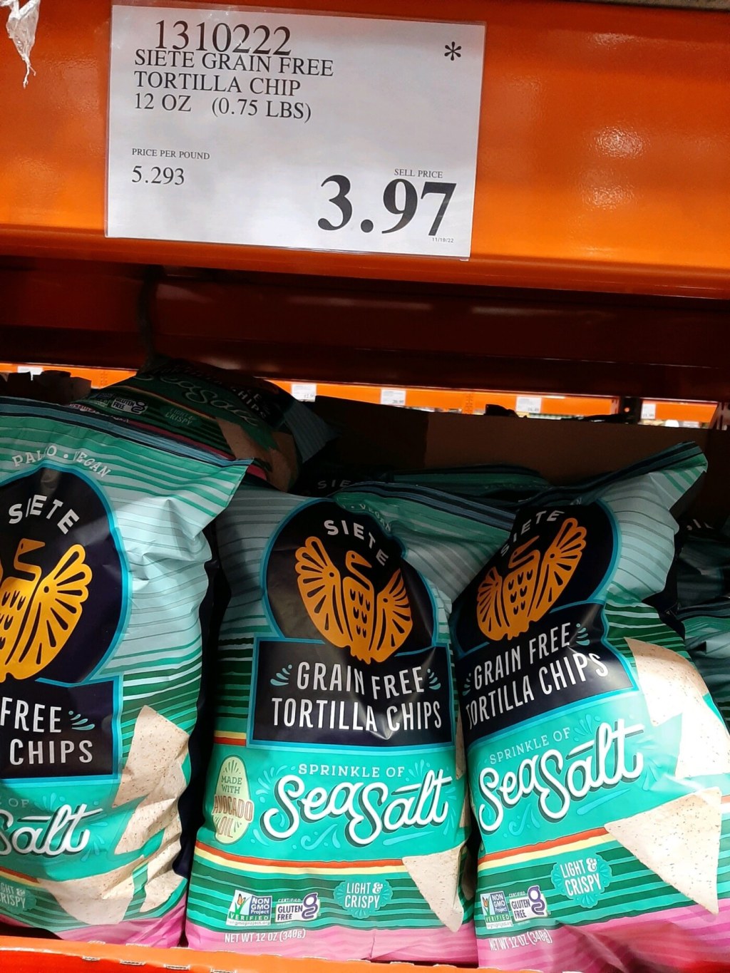 Picture of: Siete Grain Free Tortilla Chips – Costco