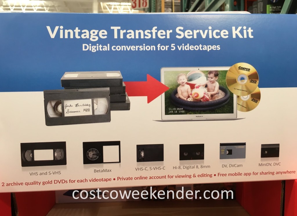 Picture of: Vintage Transfer Service Kit Digital Conversion (up to  tapes